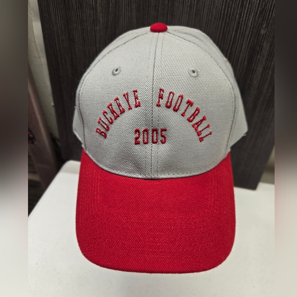 Vintage Ohio State Buckeyes 2005‎ Football Adjustable Hat Cap Nwot